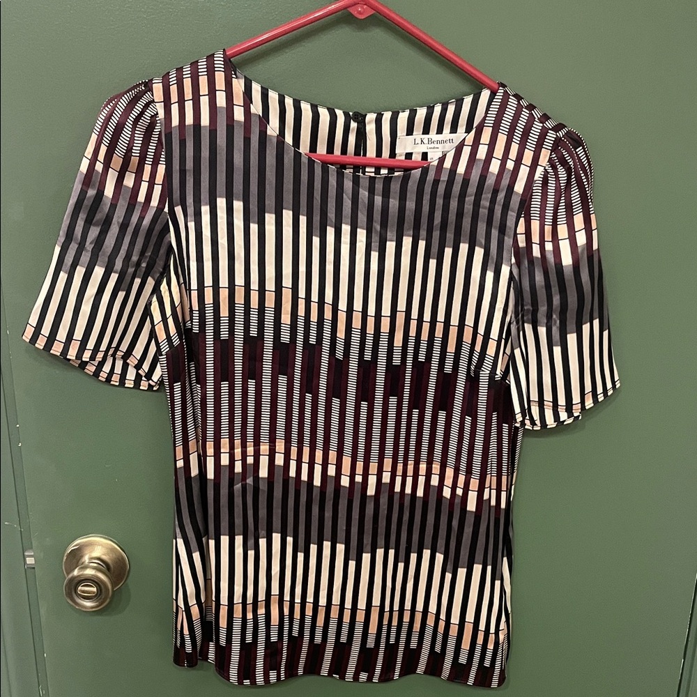 LK Bennett Multicolor Striped Blouse